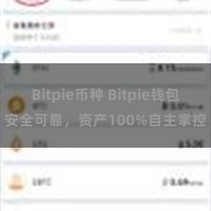 Bitpie币种 Bitpie钱包安全可靠，资产100%自主掌控