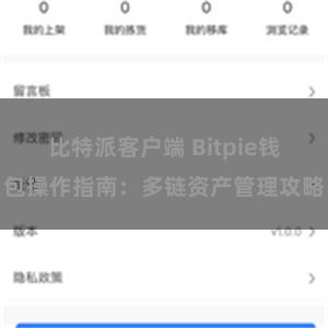 比特派客户端 Bitpie钱包操作指南：多链资产管理攻略