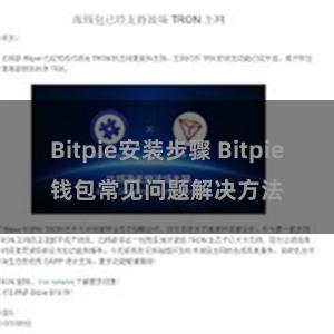 Bitpie安装步骤 Bitpie钱包常见问题解决方法