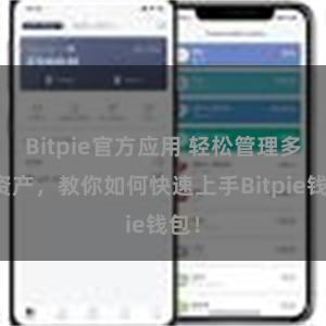 Bitpie官方应用 轻松管理多链资产，教你如何快速上手Bitpie钱包！