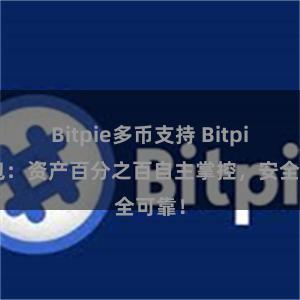 Bitpie多币支持 Bitpie钱包：资产百分之百自主掌控，安全可靠！