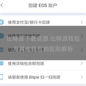 比特派下载资源 比特派钱包与其他钱包的区别解析