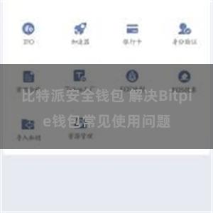 比特派安全钱包 解决Bitpie钱包常见使用问题