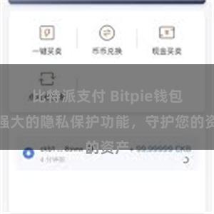 比特派支付 Bitpie钱包：强大的隐私保护功能，守护您的资产