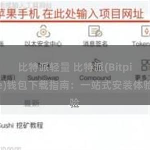 比特派轻量 比特派(Bitpie)钱包下载指南：一站式安装体验