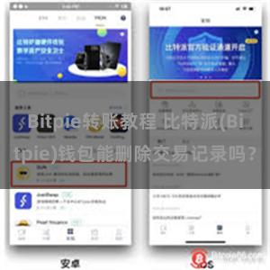 Bitpie转账教程 比特派(Bitpie)钱包能删除交易记录吗？