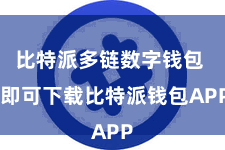 比特派多链数字钱包  即可下载比特派钱包APP